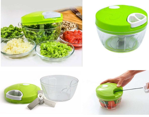 Multi-function Food Processor – Chopper, Cutter, Grinder, Shredder, Mincer, Mini Garlic Slicer & Slicer For Kitchen (random Color)